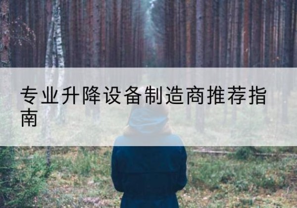 江津区电动剪叉升降平台厂家-专业升降设备制造商推荐指南